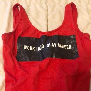 Work Hard. Slay Harder Bodysuit!